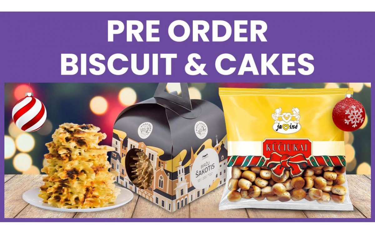 PRE ORDER - BISCUITS & CAKES 2022